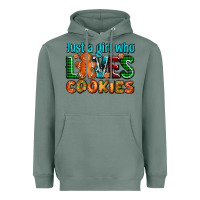 Sage just a girl who loves cookies Heavyweight Hoodie - AdoDesignShop