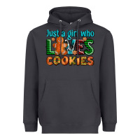 Smoke just a girl who loves cookies Heavyweight Hoodie - AdoDesignShop