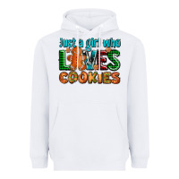 Just A Girl Who Loves Cookies Heavyweight Hoodie | Teevron