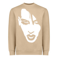 Mushroom marilyn manson face Heavyweight Sweatshirt - artisFamous