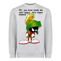 Heather Grey marvin the martian looney toons Heavyweight Sweatshirt - artisFamous