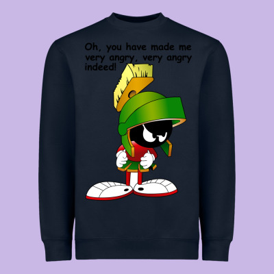 Marvin The Martian Looney Toons Heavyweight Sweatshirt Designed By Artisfamous