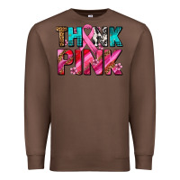 Chestnut think pink cancer ribbon Premium Sweatshirt - AdoDesignShop