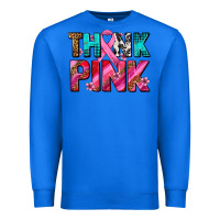 True Royal think pink cancer ribbon Premium Sweatshirt - AdoDesignShop