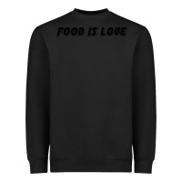 Black food is love Heavyweight Sweatshirt - artisFamous