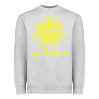 Heather Grey chains Heavyweight Sweatshirt - artisFamous