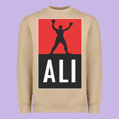 Ali The Legend Heavyweight Sweatshirt Designed By Artisfamous