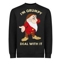 Black santa grumpy Heavyweight Sweatshirt - artisFamous