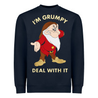 Navy santa grumpy Heavyweight Sweatshirt - artisFamous