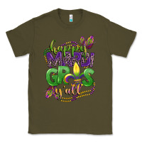 Army Green happy mardi gras yall Classic Tee - CowGirlArtShop