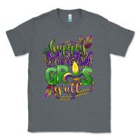 Charcoal Heather happy mardi gras yall Classic Tee - CowGirlArtShop