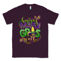 Plum happy mardi gras yall Classic Tee - CowGirlArtShop