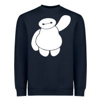 Navy baymax big hero 6 Heavyweight Sweatshirt - artisFamous