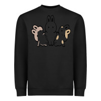 Black bunnys Heavyweight Sweatshirt - artisFamous