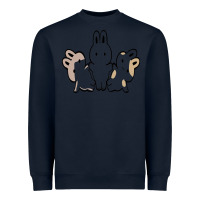 Navy bunnys Heavyweight Sweatshirt - artisFamous