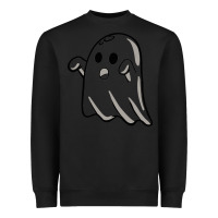 Black ghost Heavyweight Sweatshirt - artisFamous