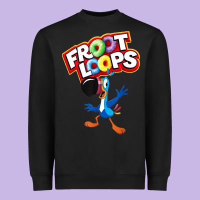Froot Loops Toucan Sam Heavyweight Sweatshirt Designed By Artisfamous