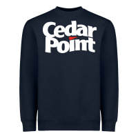 Navy cedar point Heavyweight Sweatshirt - artisFamous