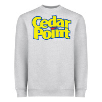 Heather Grey cedar point Heavyweight Sweatshirt - artisFamous