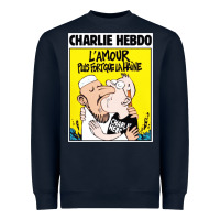 Navy charlie hebdo Heavyweight Sweatshirt - artisFamous