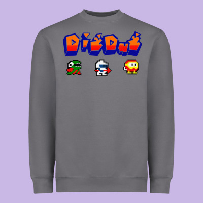 Dig Dug Heavyweight Sweatshirt Designed By Artisfamous