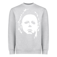 Heather Grey halloween horror myers Heavyweight Sweatshirt - artisFamous