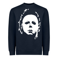 Navy halloween horror myers Heavyweight Sweatshirt - artisFamous