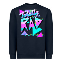 Navy 1980's style totally rad 80s casual  v.10.1 tank top Heavyweight Sweatshirt - artisFamous