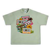 Oil Green 90s country caassette tapes Urban Heavy Tee - OliviaCreatesArt