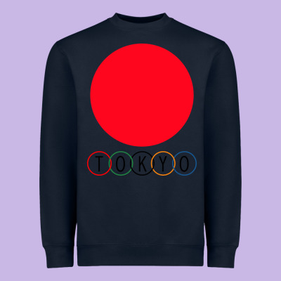 Japan Flag Olympics Heavyweight Sweatshirt Designed By Artisfamous