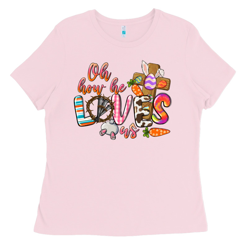 Oh How He Loves Us Ladies Tee by CowGirlArtShop | Teevron
