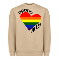 Mushroom proud ally lgbt heart gay pride month Heavyweight Sweatshirt - artisFamous