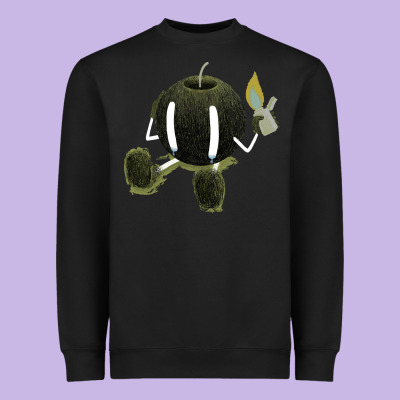 Self Destruction Heavyweight Sweatshirt Designed By Artisfamous