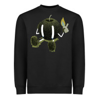 Black self destruction Heavyweight Sweatshirt - artisFamous