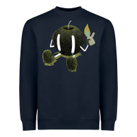 Navy self destruction Heavyweight Sweatshirt - artisFamous