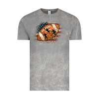 Cloud Rock American Football Flag Players Vintage Tee - CowCowDesign