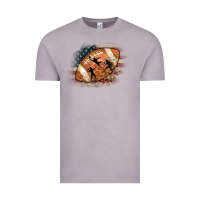 Vintage Zinc American Football Flag Players Vintage Tee - CowCowDesign