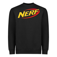 Black Nerf Galaxy Heavyweight Sweatshirt - artisFamous