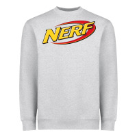 Heather Grey Nerf Galaxy Heavyweight Sweatshirt - artisFamous