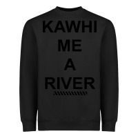 Black Kawhi River Funny Heavyweight Sweatshirt - artisFamous