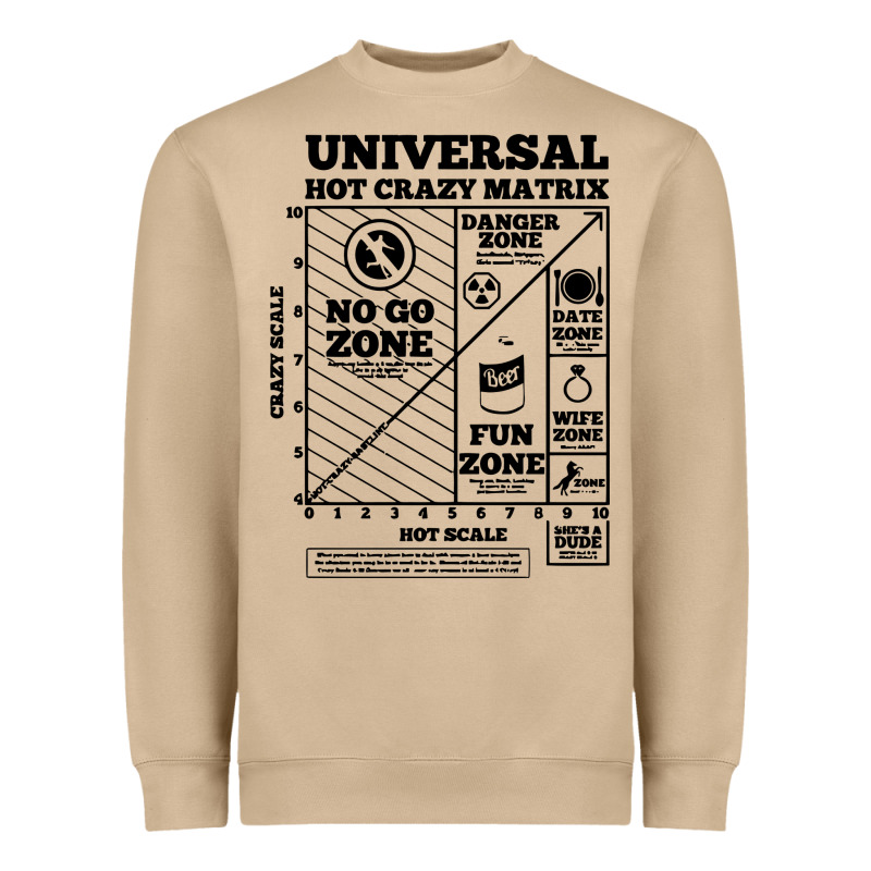 Hot Crazy Matrix Matrix Heavyweight Sweatshirt by artisFamous | Teevron