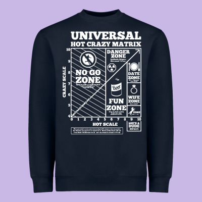 Hot Crazy Matrix Matrix Heavyweight Sweatshirt Designed By Artisfamous