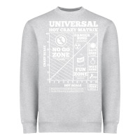Heather Grey hot crazy matrix matrix Heavyweight Sweatshirt - artisFamous