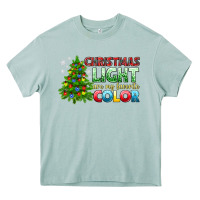 Arona Christmas light are my favorite color Heavy Core Tee - NancyCooperArtShop