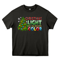 Asphalt Christmas light are my favorite color Heavy Core Tee - NancyCooperArtShop