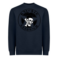 Navy knuckle sandwich Heavyweight Sweatshirt - artisFamous