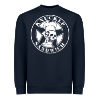 Navy knuckle sandwich Heavyweight Sweatshirt - artisFamous