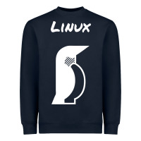 Navy linux Heavyweight Sweatshirt - artisFamous