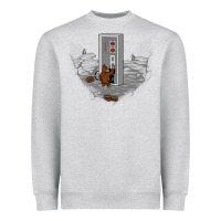 Heather Grey dawn of gaming Heavyweight Sweatshirt - artisFamous