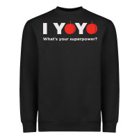 Black funny yoyo Heavyweight Sweatshirt - artisFamous
